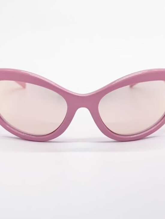 NEW VERSACE VE4485 5521/Z PINK ROSE GOLD MIRROR PINK LENS SUNGLASSES AUTHENTIC main image 8